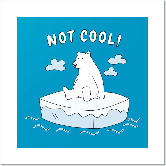 Global Warming - Polar bear Wall Art by valentinahramov